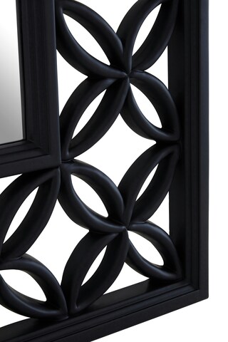 Indus Square Black Lattice Frame Wall Mirror | Black - Tesco Groceries