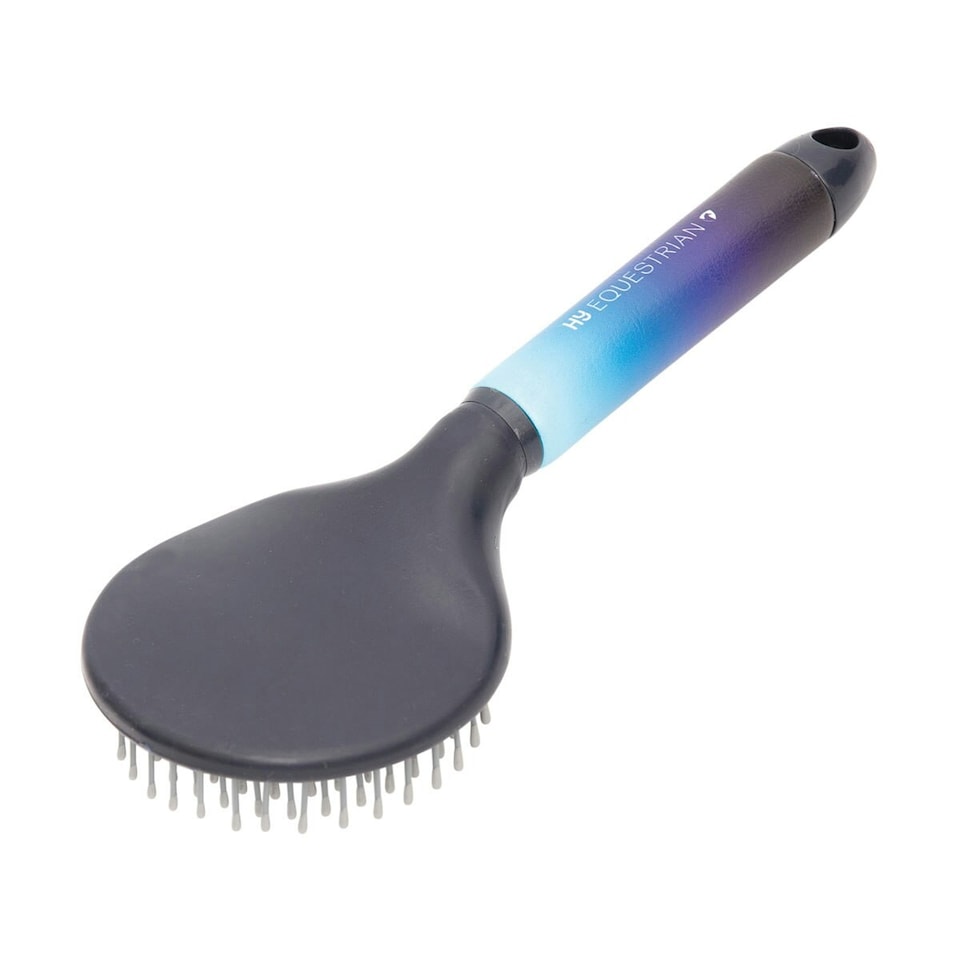 Hy Ombre Horse Mane And Tail Brush - Ocean Blue - One Size