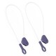 image 6 of SPARES2GO Door Hinge Rope Cable Cord for Beko Dishwasher (Pack of 2, 285mm)