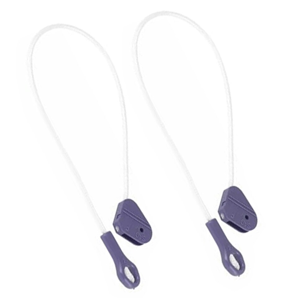 image 1 of SPARES2GO Door Hinge Rope Cable Cord for Beko Dishwasher (Pack of 2, 285mm)