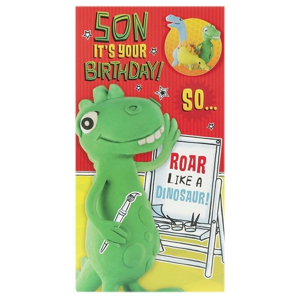 image 1 of Birthday Card For Son 'Have A Dino-Rific Day'