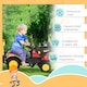image 4 of HOMCOM Kids Children Pedal Go Kart Ride On Toy Car Excavator Tractor with Moving Bucket Steering Wheel Removable Digger For 3 - 6 Years