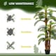 image 5 of Outsunny Artificial Palm Plant Fake Tree for Home Office, 150cm