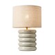 image 1 of BHS Florence Flump Table Lamp | Cream | Ivory