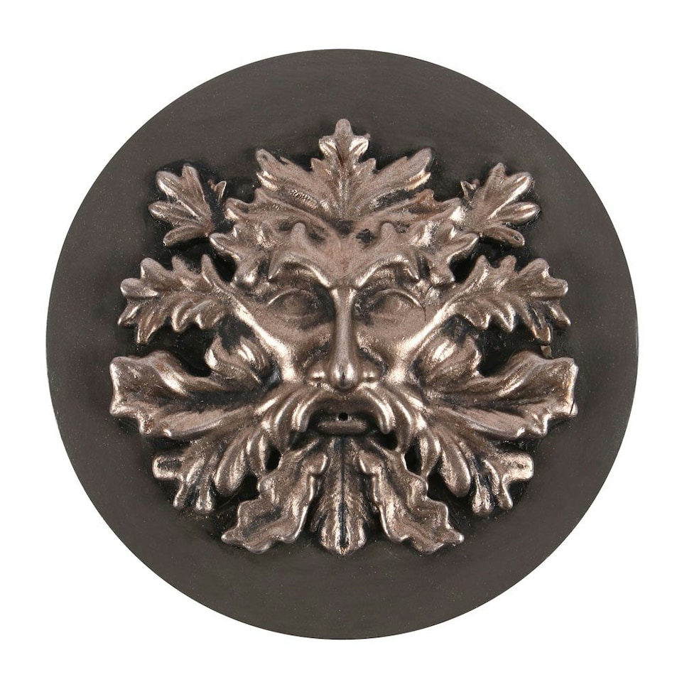 image 1 of Something Different Green Man Incense Stick Holder - Bronze - One Size