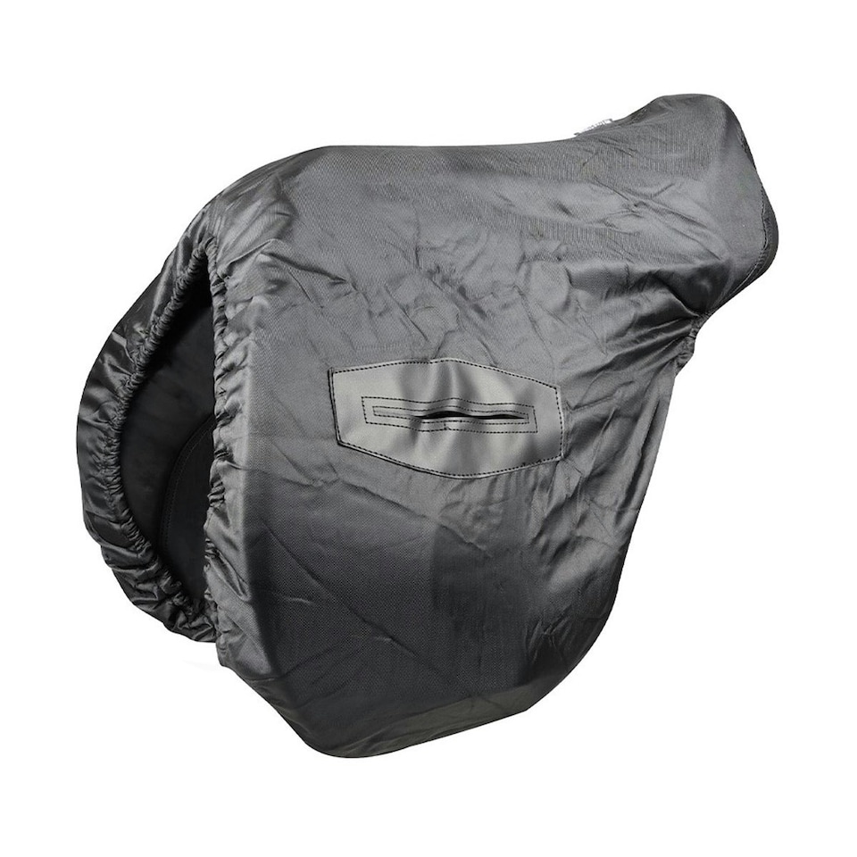 Hy Waterproof Fleece Lined Horse Ride-On Saddle Cover - Black - One Size