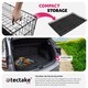 image 3 of Dog Crate Luna - foldable, robust steel mesh, double locked doors - 48x78x52.5cm