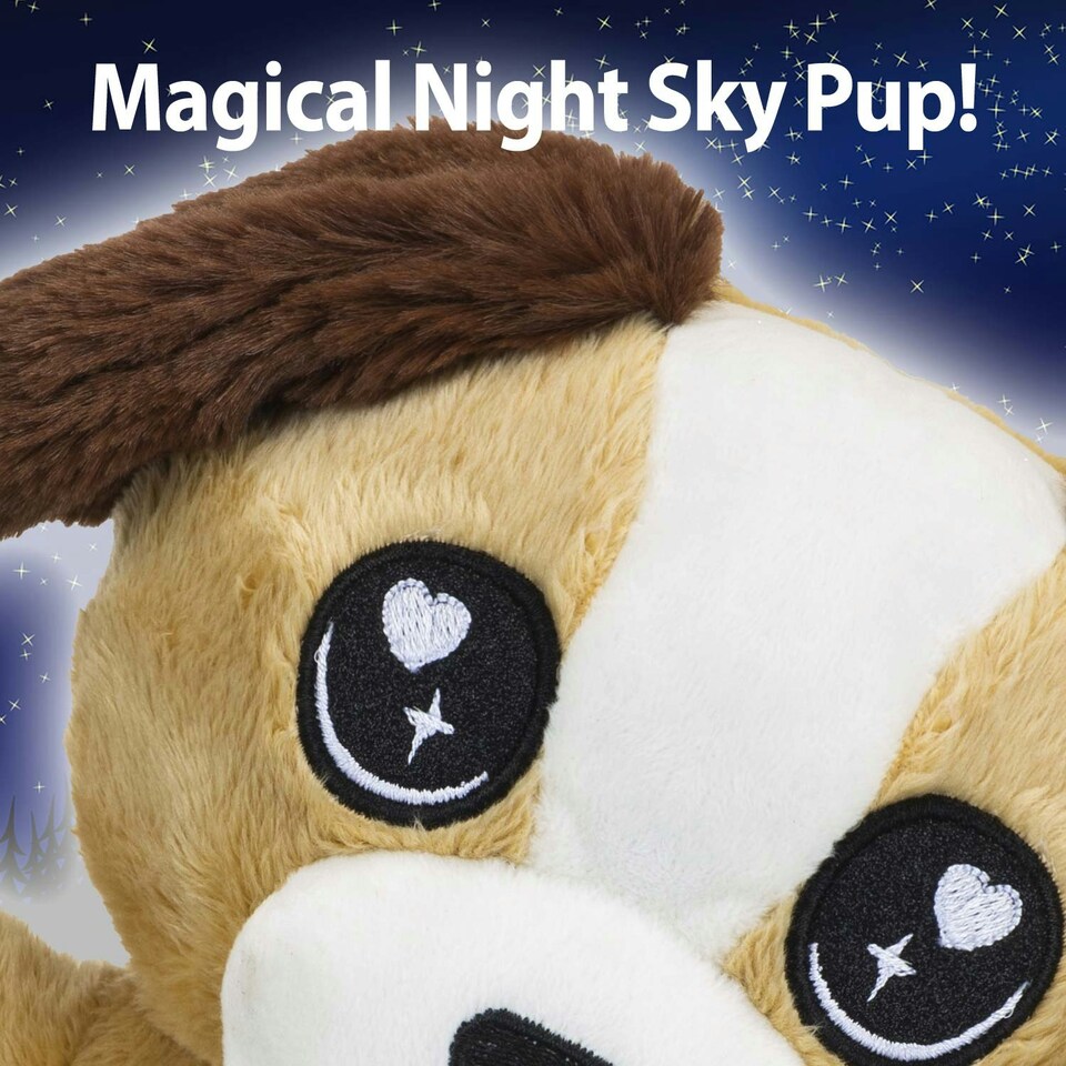 image 1 of Dog Plush Sky Projector Night Light 9"