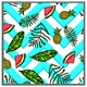 image 3 of Pineapple & watermelon (Picutre Frame) Brown | S