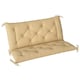image 1 of Outsunny 2 Seater Garden Bench Cushion Outdoor Seat Pad with Ties Khaki 
