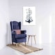 image 2 of Everyone needs vitamin sea (Canvas Print) 45cm x 45cm