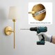 image 5 of Omniance Monaco Rechargeable Wireless Wall Lights with Remote | Black