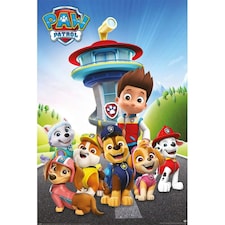 Paw Patrol Ready For Action Poster - Multicoloured - One Size