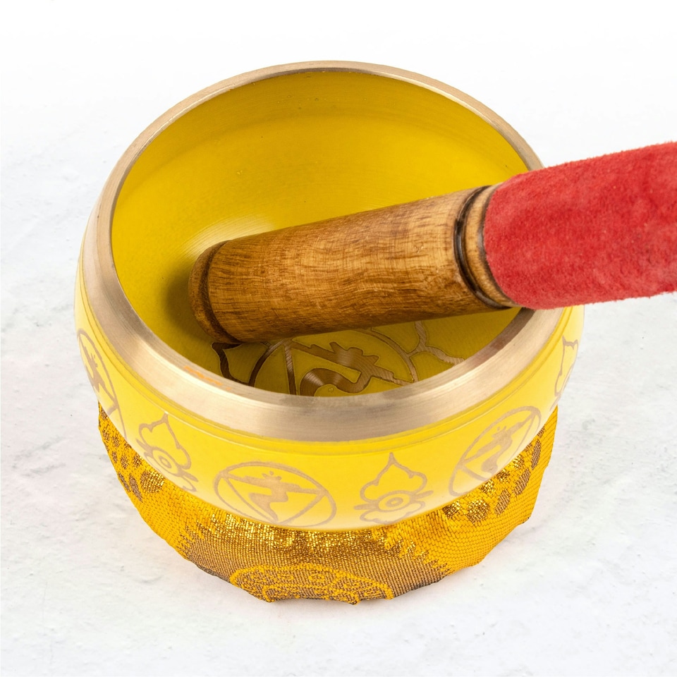 image 1 of Myga Solar Plexus Chakra Singing Bowl