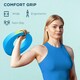 image 6 of SPORTNOW Kettlebell for Weight Lifting and Strength Training Blue | 10
