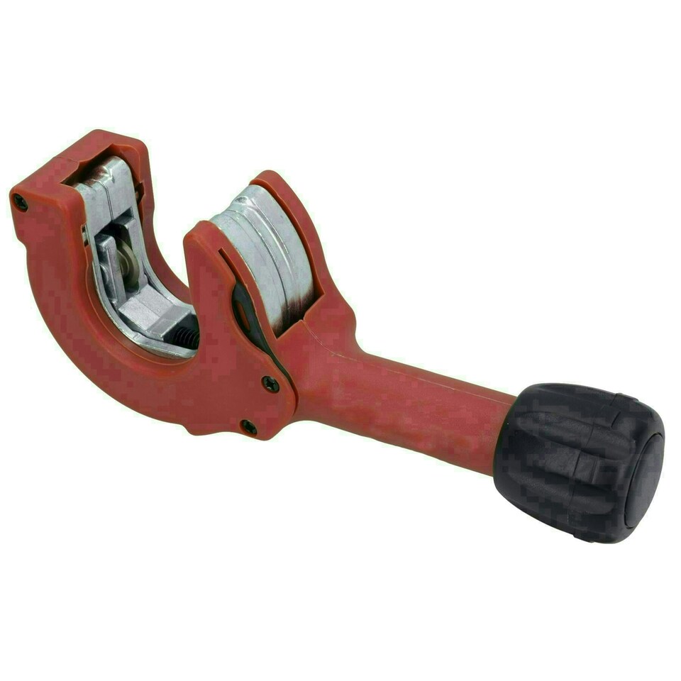 image 1 of Adjustable Ratchet Action Copper Inox Tube Pipe Cutter One Handed 12 - 35mm