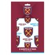 image 1 of West Ham FC 2 Sheets & 2 Tags Gift Wrap