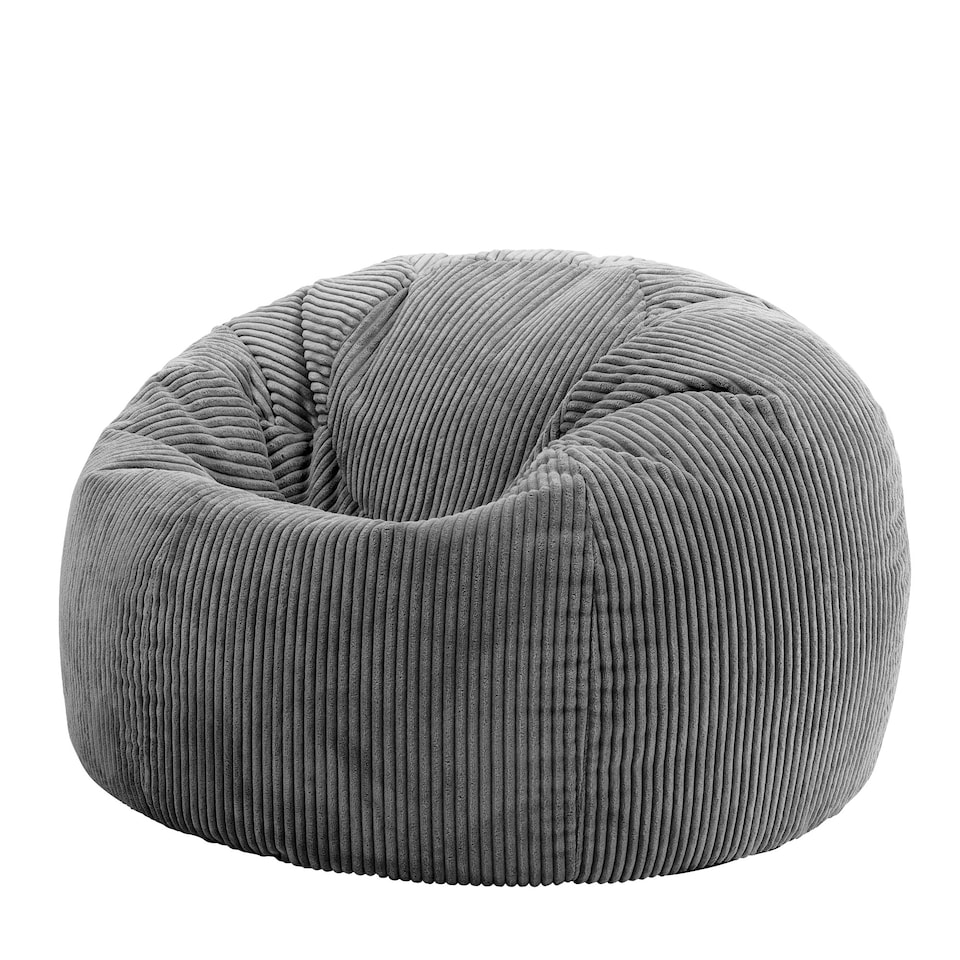 image 1 of icon Kingston Beanbag Corduroy Charcoal Grey