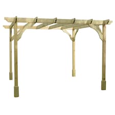 Premium Pergola - Wood - L180 x W420 x H270 cm - Light Green