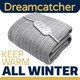 image 7 of Dreamcatcher Silver Soft Microfleece Electric Blanket Heated Throw 160x120cm Silver
