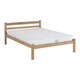 image 1 of Panama 4 Feet 6 Inches Bed Frame - L198 x W144 x H77 cm - Natural Wax