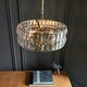 image 4 of Clifton 3 Light Multi Arm Lamp Ceiling Pendant Antique Brass
