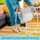 image 4 of Bright Starts Whimsical Wild Portable Compact Automatic Baby Swing with Music Newborn+