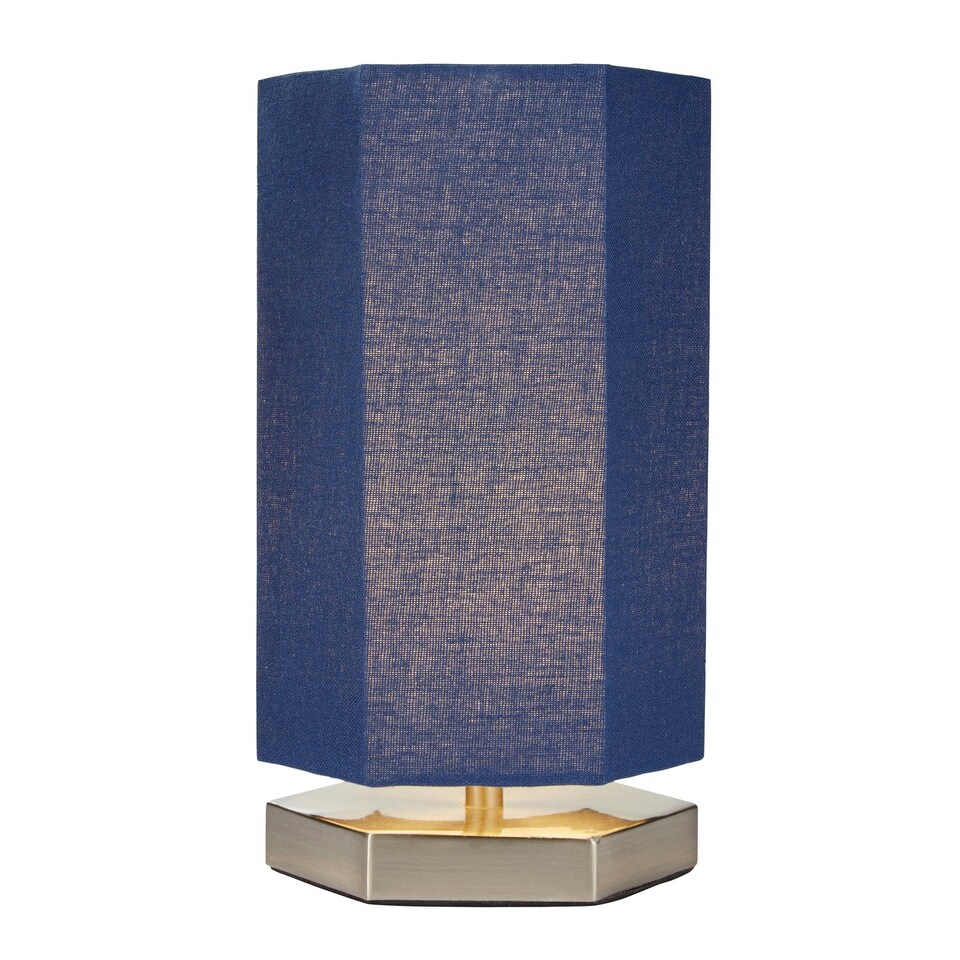 image 1 of BHS Glow Kid's LED Hexagon Table Lamp, Navy