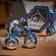 image 2 of 7cm Set of 14 Traditional Vintage Nativity Christmas Tree Baubles