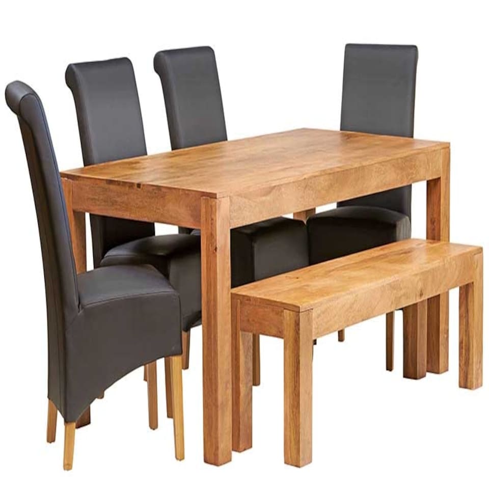 image 1 of Poko Light Mango Large Dining Table