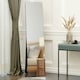image 2 of HOMCOM Full Length Mirror Free Standing or Wall Mount Dressing Bedroom Black