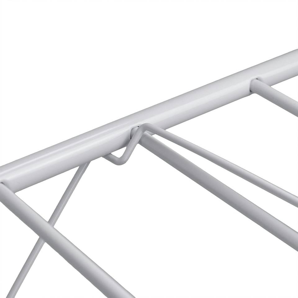 image 1 of JVL Strong Winged Clothes Drying Airer - 12M, White
