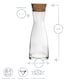image 4 of Bormioli Rocco Ypsilon Glass Carafe With Cork Lid - 1.1 Litre