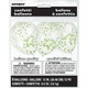 image 2 of Clear Biodegradable Latex Balloons With Lime Green Tissue Confetti - Pack of 6