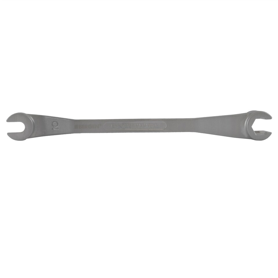 image 1 of 10mm And 11mm Brake Line Open Spanner Flare Nut Wrench Hydraulic Pipe Key