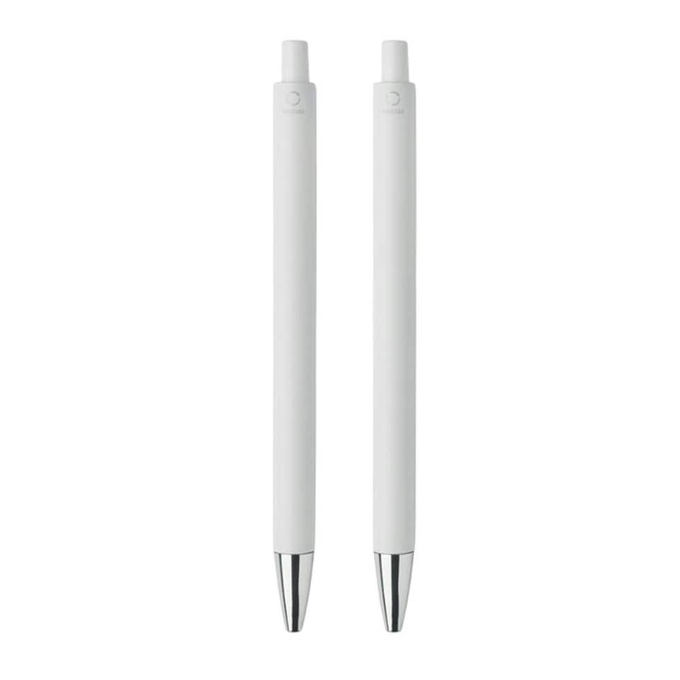 image 1 of MidOcean Orwell Recycled Aluminium Pen Set (Pack of 2) - White - One Size