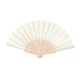 image 1 of MidOcean Fanny Wood Wood Handheld Fan - Beige - One Size