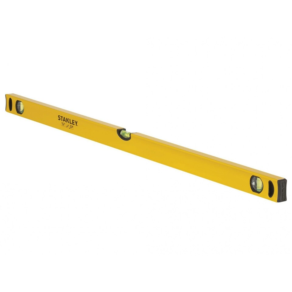 Stanley Hand Tools Classic Box Level - Multi Colour - 3 Vial 100cm