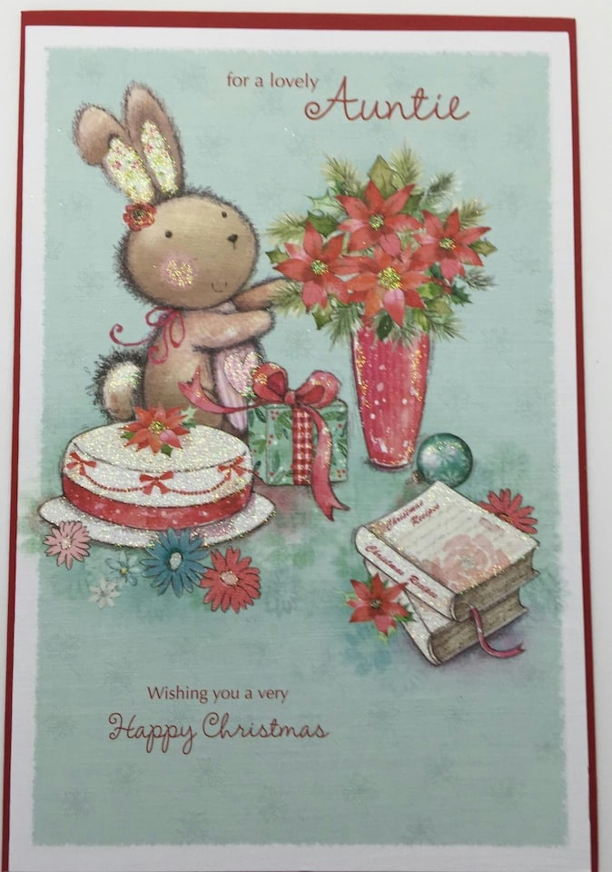 image 1 of Cute Auntie Christmas Card By Carte Blanche