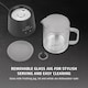image 5 of CASO Design CappuLatte Electric Milk Frother with 5 Functions, Hot Chocolate Maker with Glass Jug - 400ml Capacity