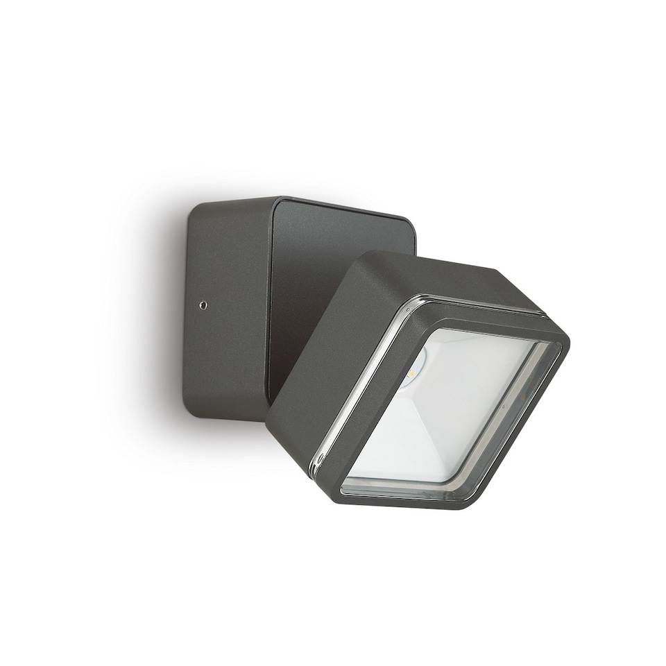 image 1 of Omega Square Single Spotlight Anthracite IP54 4000K