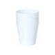 image 1 of Studio 4x 14cm Round Plastic Planter White
