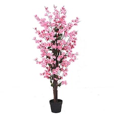 Artificial Pink Blossom Tree Plants 120cm 4ft