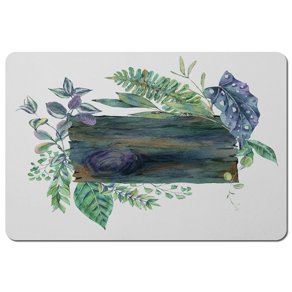 image 1 of Green Leaves Board (Placemat)