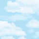 image 4 of Fresco Cloud 9 Blue Wallpaper