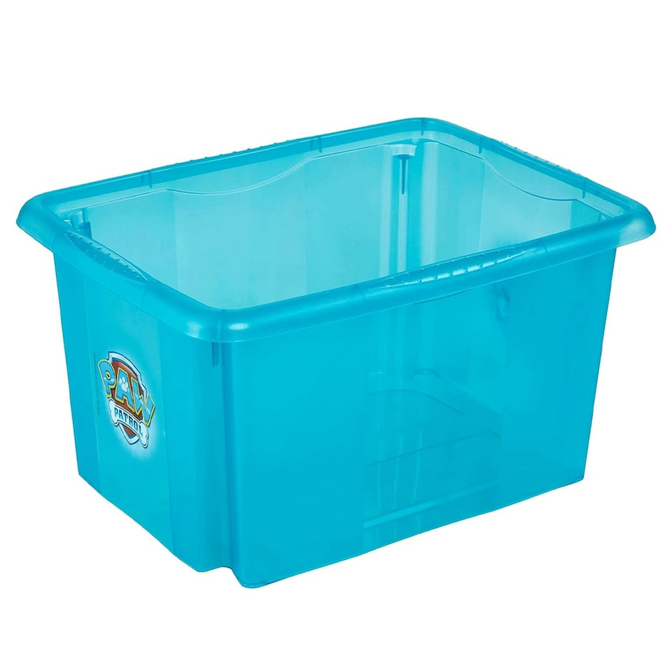 image 1 of Keeeper Paw Patrol Storage Box with Lid 15 Litre Blue Transparent