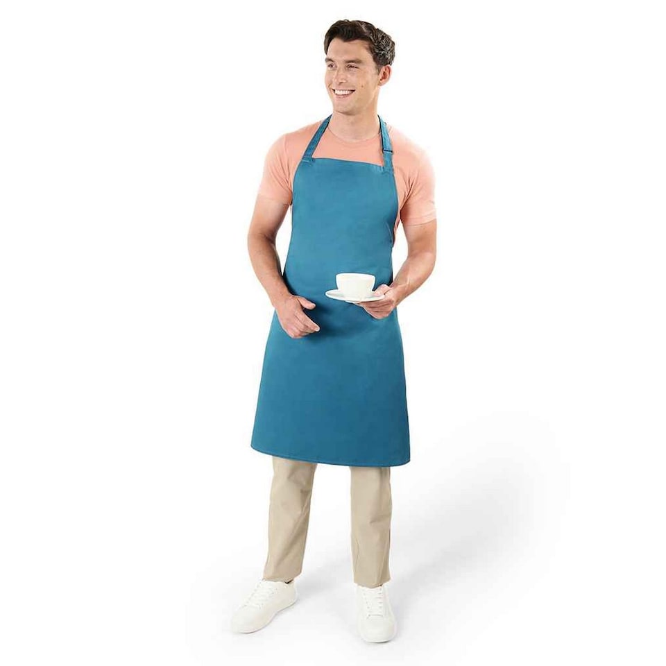 image 1 of Brand Lab Unisex Adult Apron | Green | Teal | One Size | 1