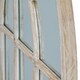 image 4 of Washed Wood Arched Window Mirror - Glass - L2 x W135 x H90 cm - Brown