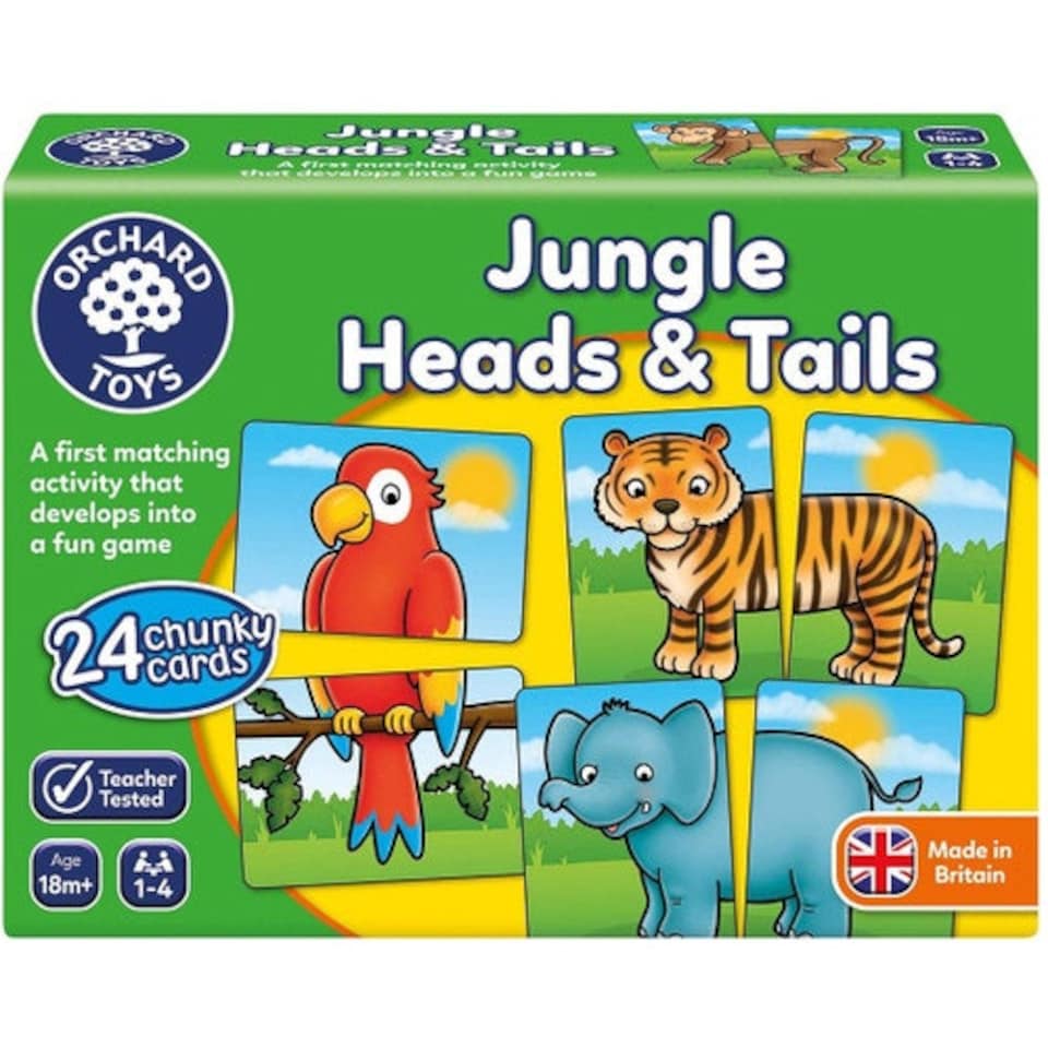 image 1 of Orchard Toys Jungle Heads and Tails Game