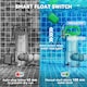 image 5 of Outsunny 1100W Water Pump with Float Switch, 18500L/H Electric Sump Pump Green